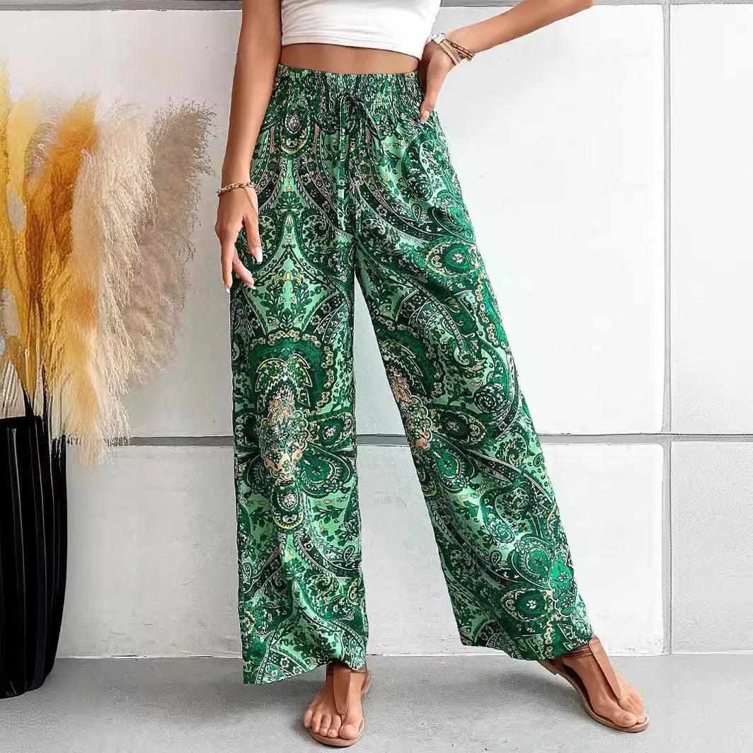 Damen Weite Palazzohose Sovae
