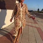 Damen eleganter Kimono-Cardigan mit exotischem Muster Sovae