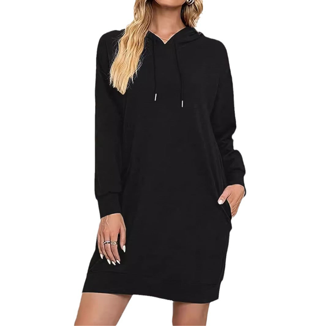 Damen Kapuzenkleid Sovae