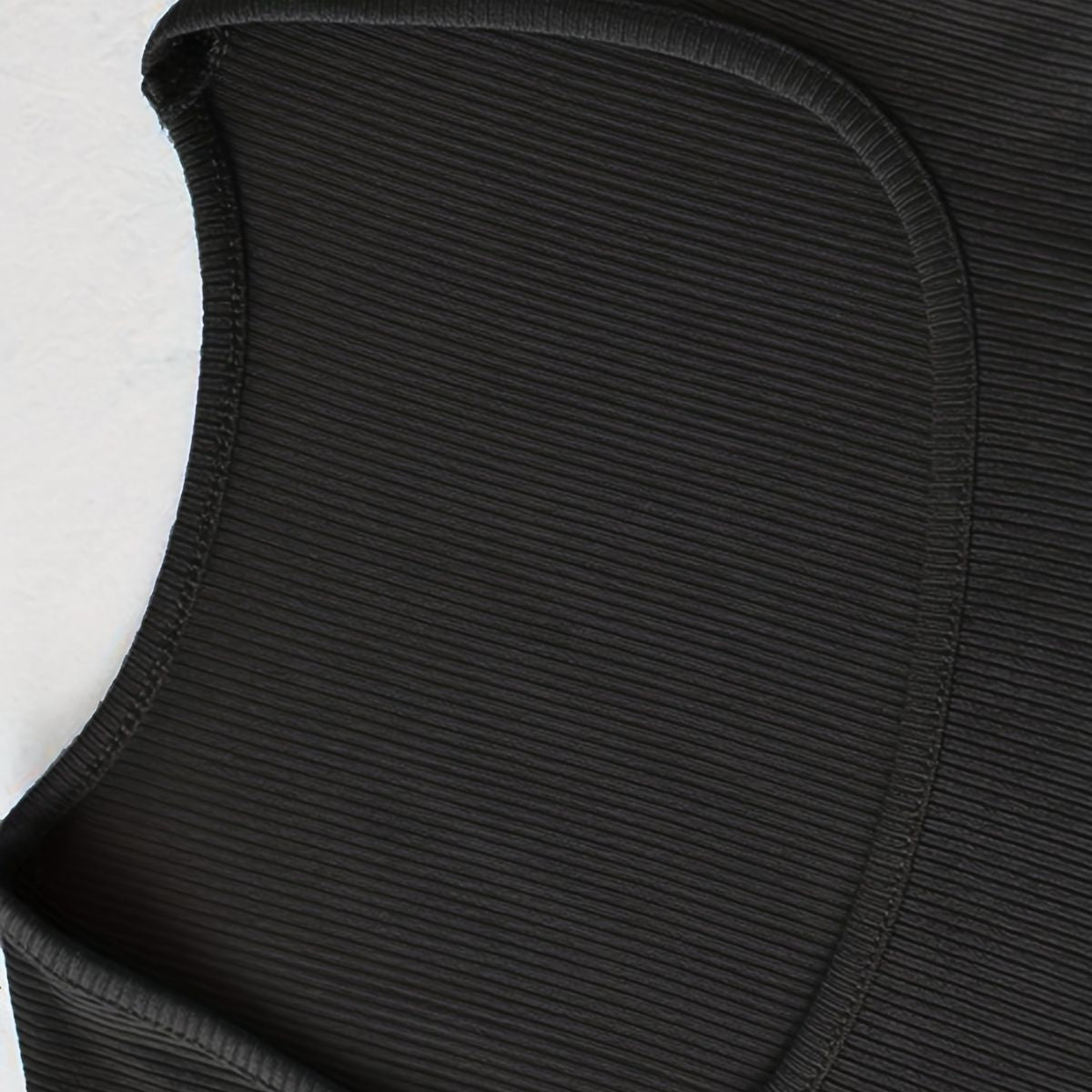 Damen lässiges Midi-Kleid mit Rundhalsausschnitt und figurbetontem Schnitt Sovae