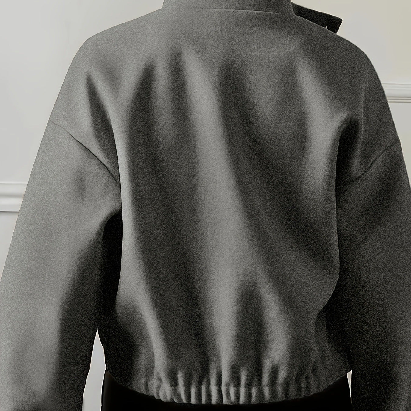 Damen kurze Fleecejacke mit praktischen Taschen Sovae