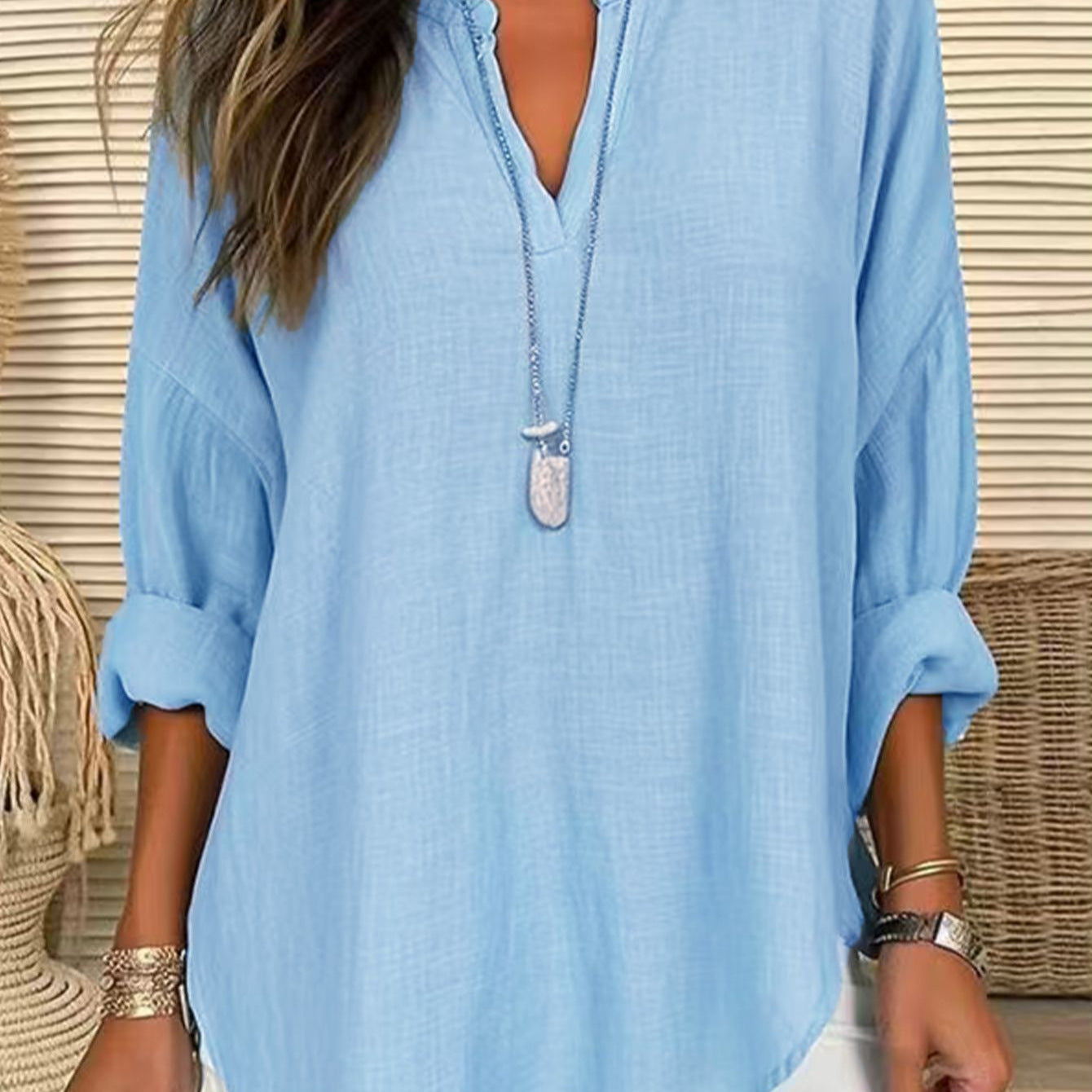 Damen Casual Bluse Sovae