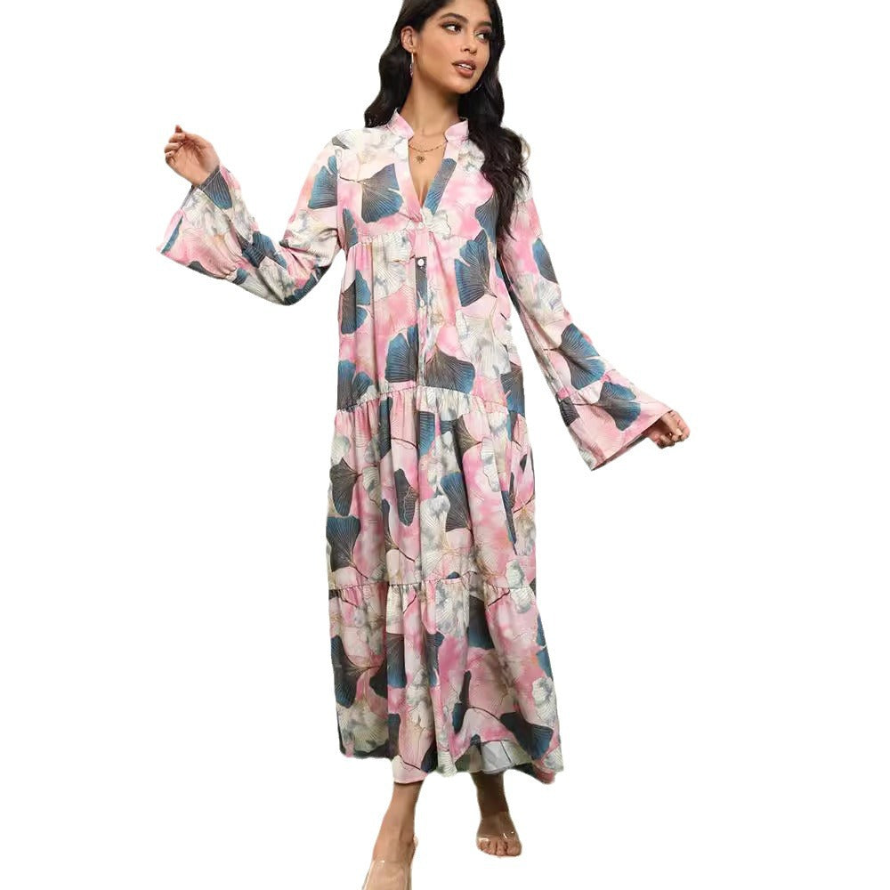 Damen Maxikleid Sovae