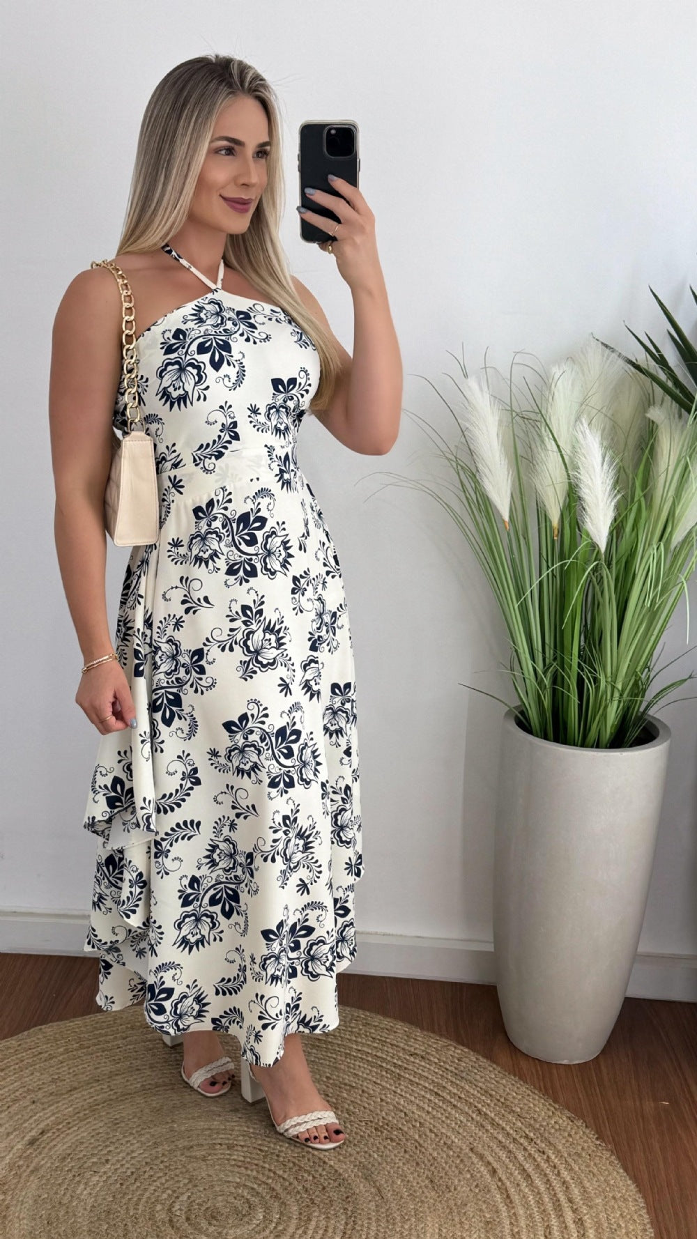 Damen Maxikleid Sovae