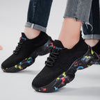 Damen Atmungsaktive Sport-Sneaker mit flexibel gepolsterter Sohle Sovae