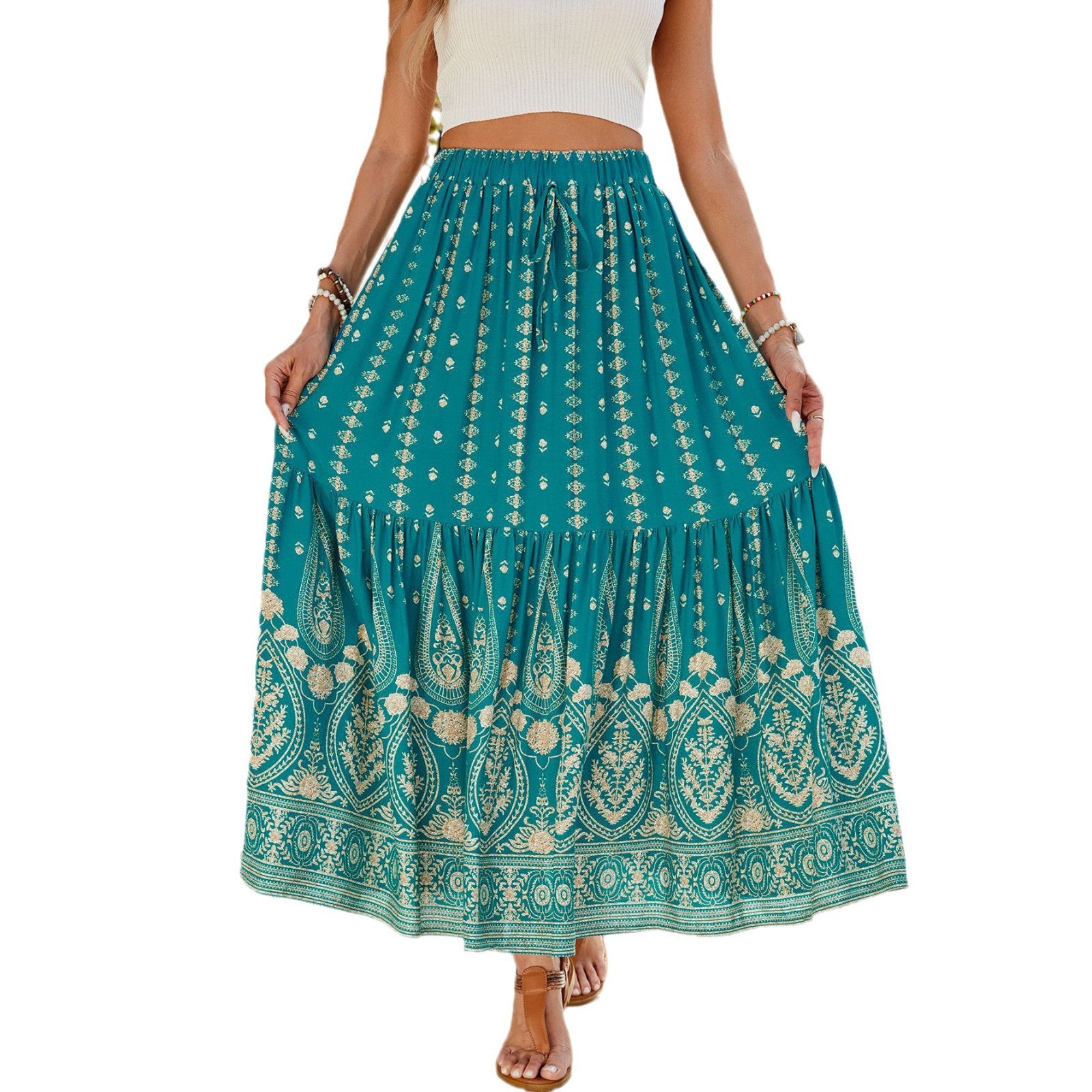 Damen Maxikleid Sovae