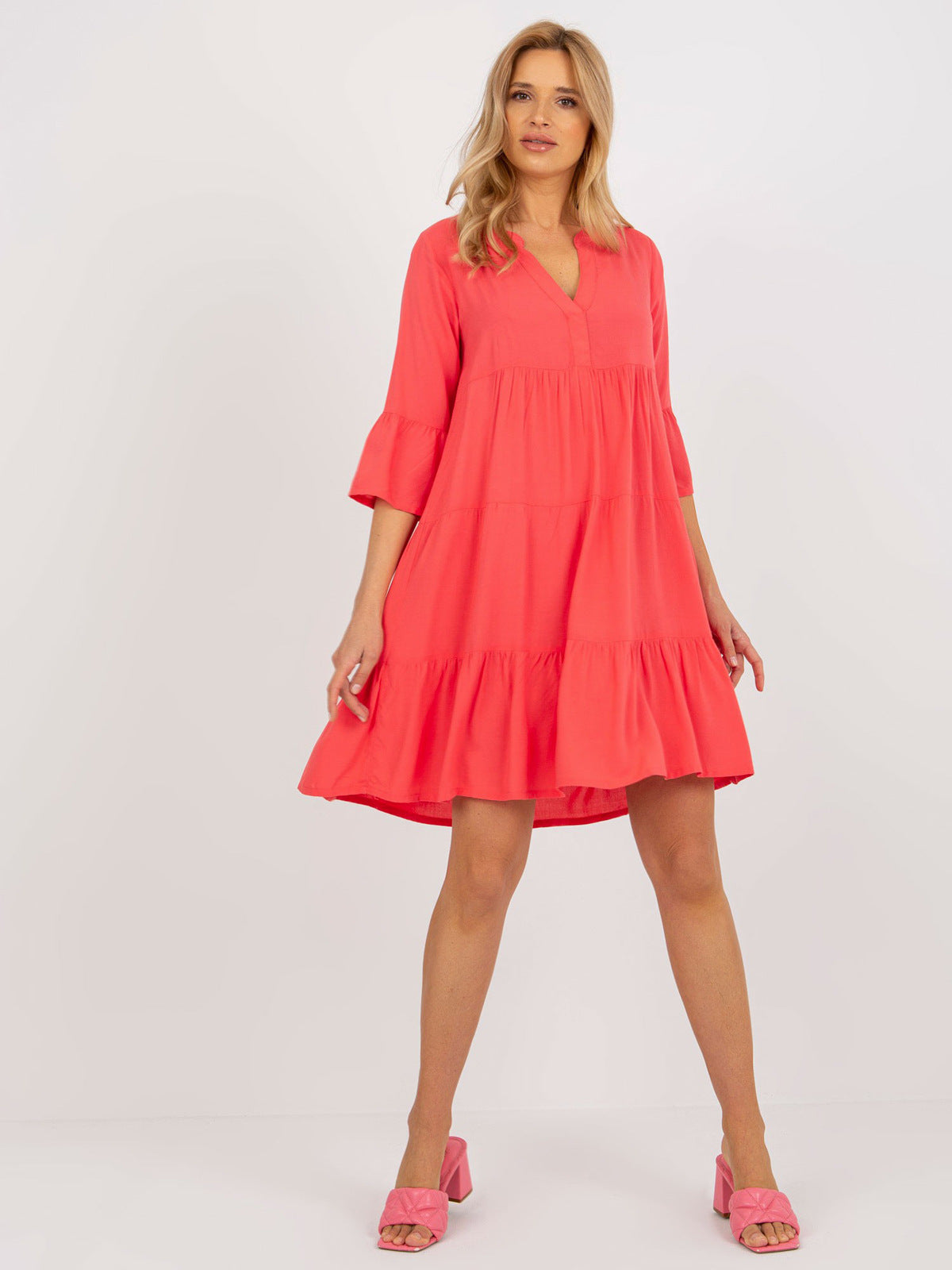 Damen Midi Kleid Sovae