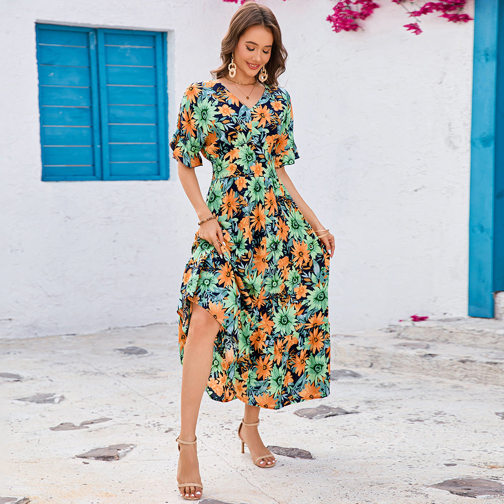 Damen Maxi-Kleid Sovae