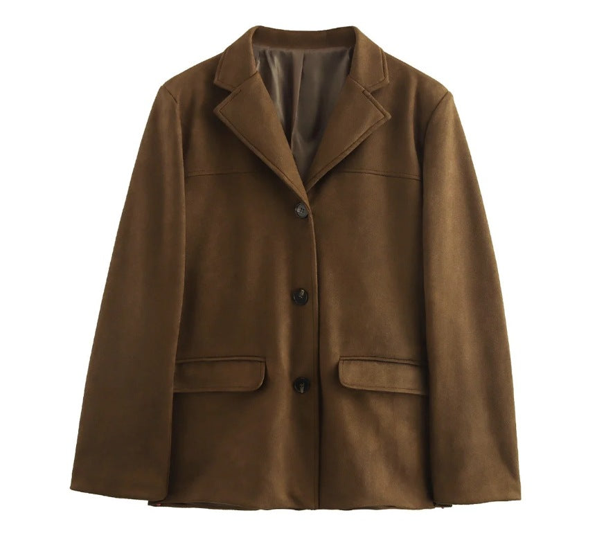 Damen elegante und bequeme Blazerjacke Sovae