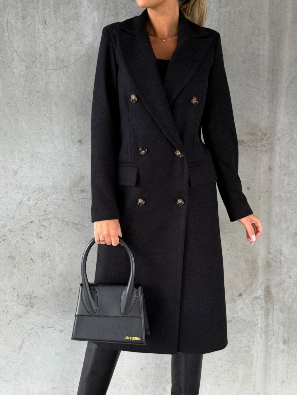 Damen Eleganter und modischer doppelter Blazer Sovae