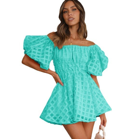 Damen Mini-Party Kleid Sovae