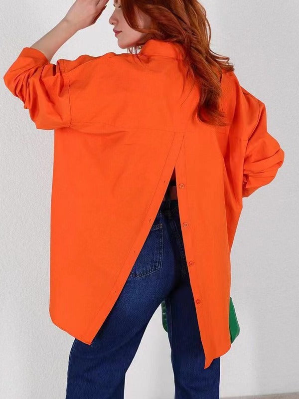 Damen lässige Hemdbluse Sovae