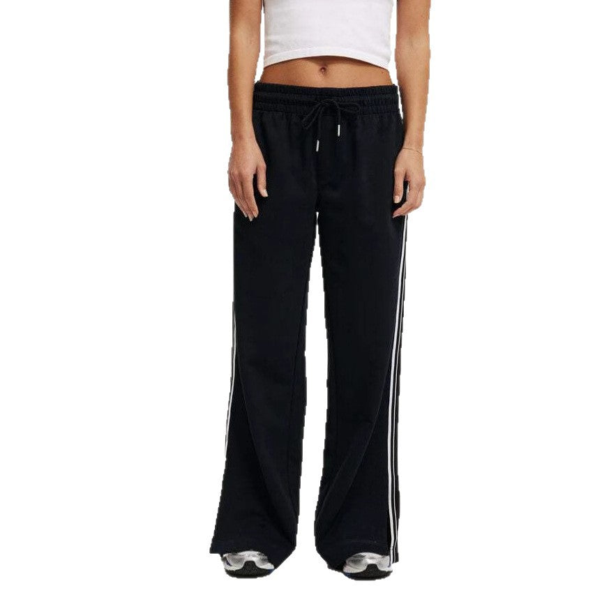 Damen Sportliche Freizeithose mit seitlichen Kontraststreifen Sovae
