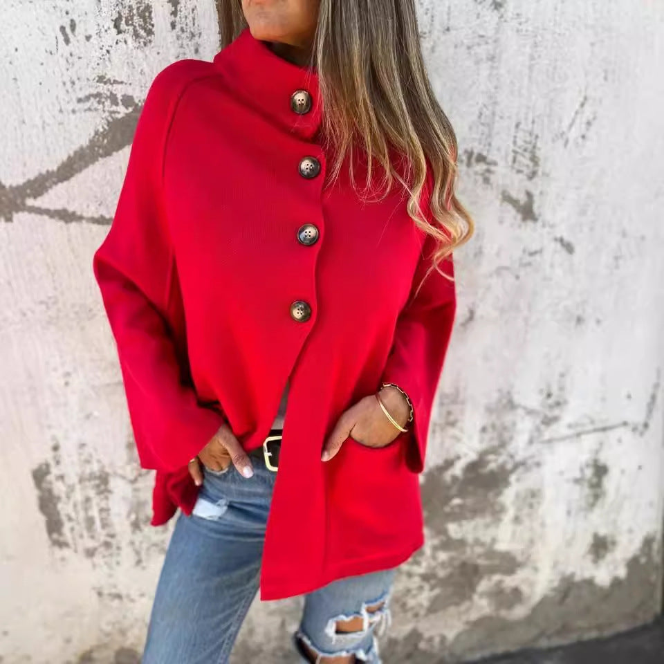 Damen gemütliche und stilvolle Langjacke Sovae