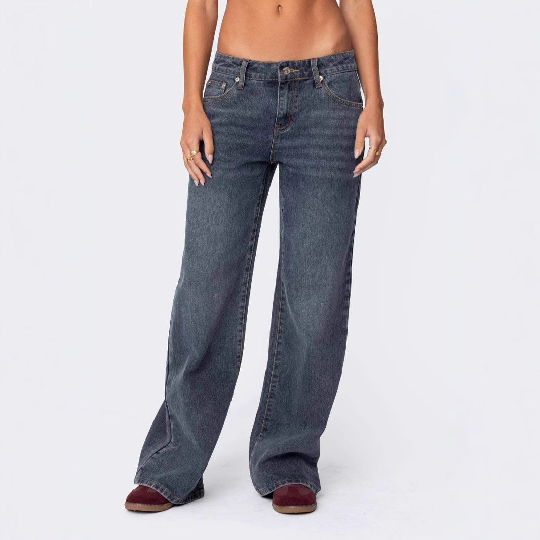 Damen Weit geschnittene Jeans im klassischen Look Sovae