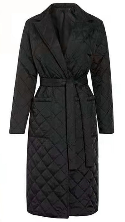 Damen Langer Steppmantel Sovae