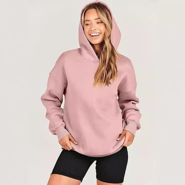 Damen Oversize Kapuzenpullover Sovae