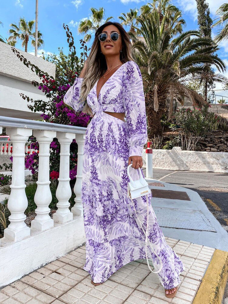 Damen Maxikleid Sovae