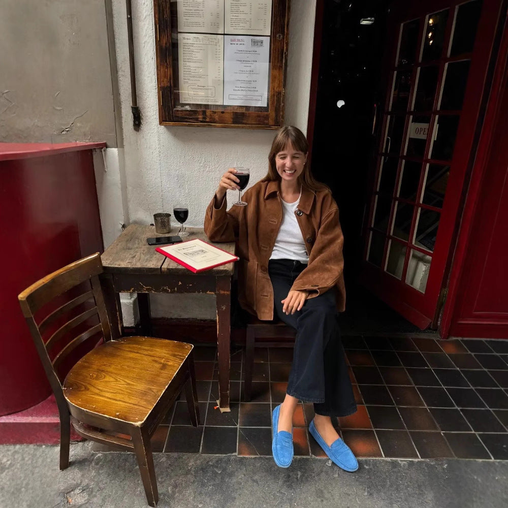 Damen trendige Utility-Jacke aus hochwertigem Material mit praktischen Taschen Sovae