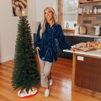 Damen Velourshemd Sovae