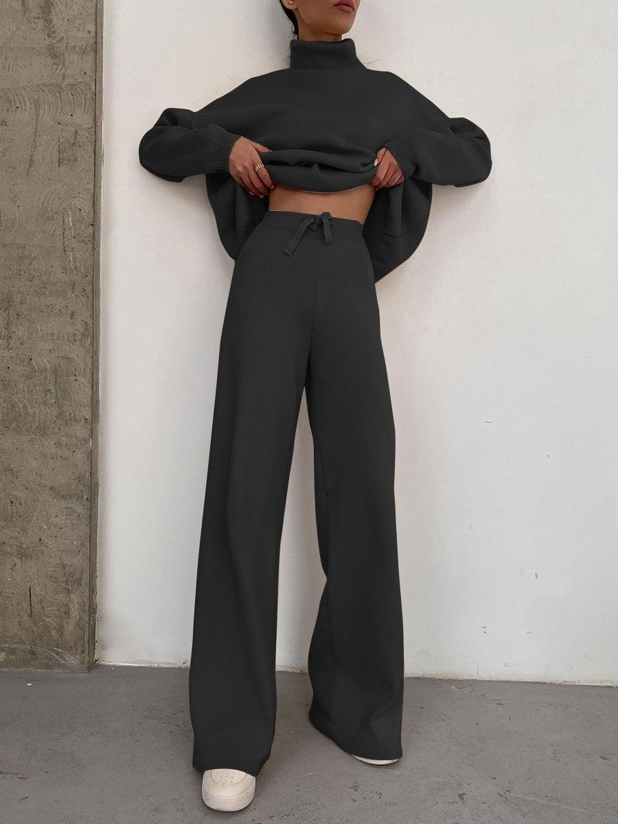 Damen bequemer und stylischer Strickanzug Sovae