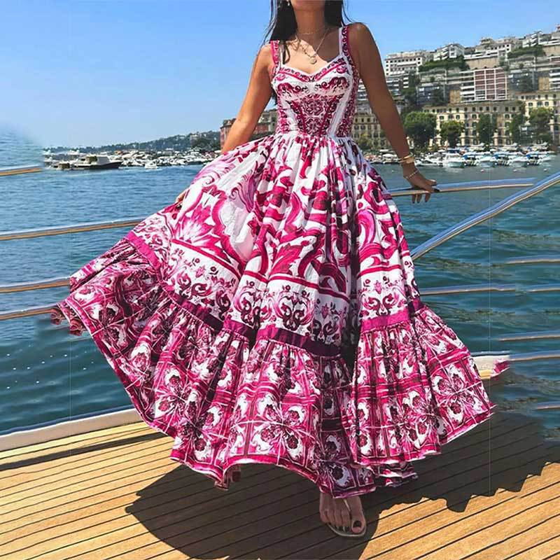 Damen Maxi-Kleid Sovae