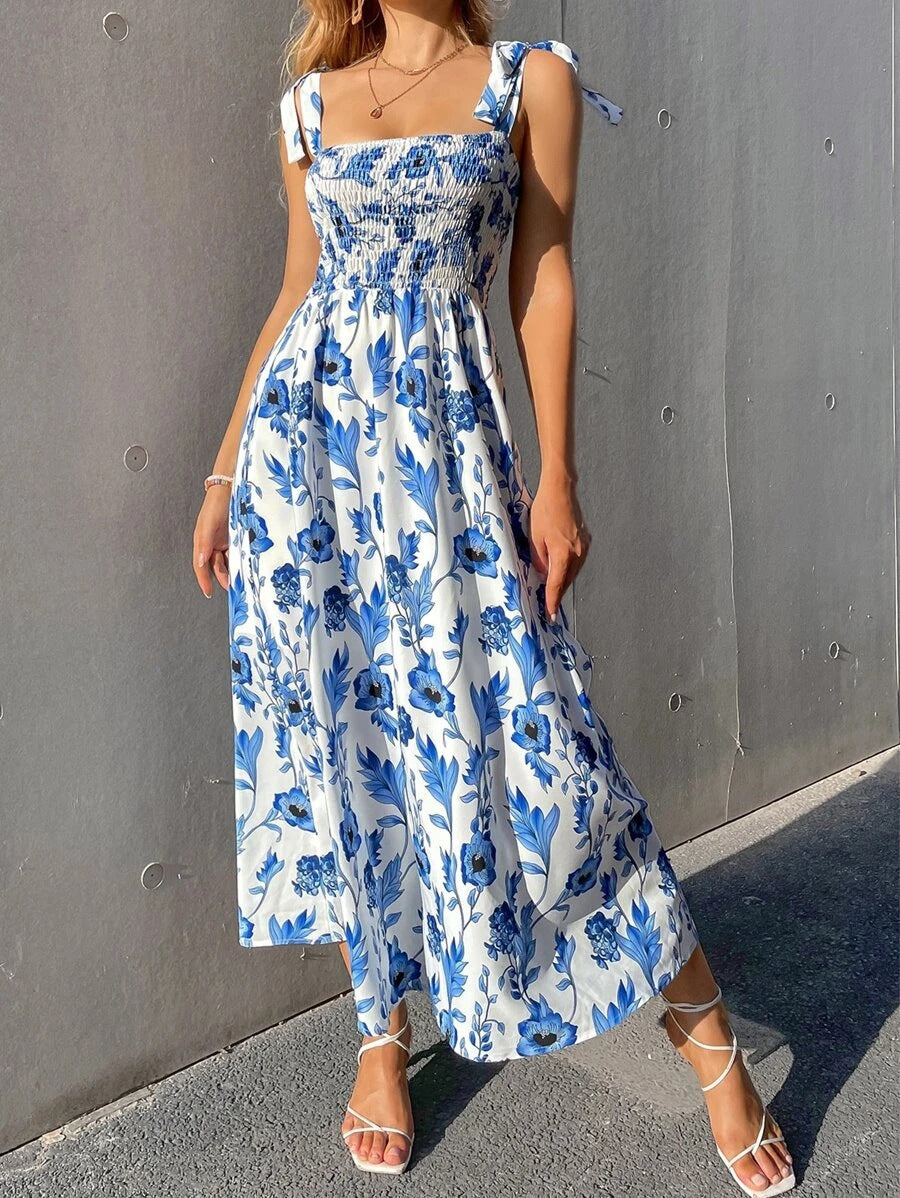 Damen Sommerliches Maxikleid Sovae