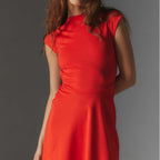 Damen Midikleid mit figurbetonendem Schnitt Sovae