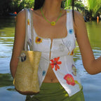 Damen Sommerliche Bluse mit floralem Design Sovae