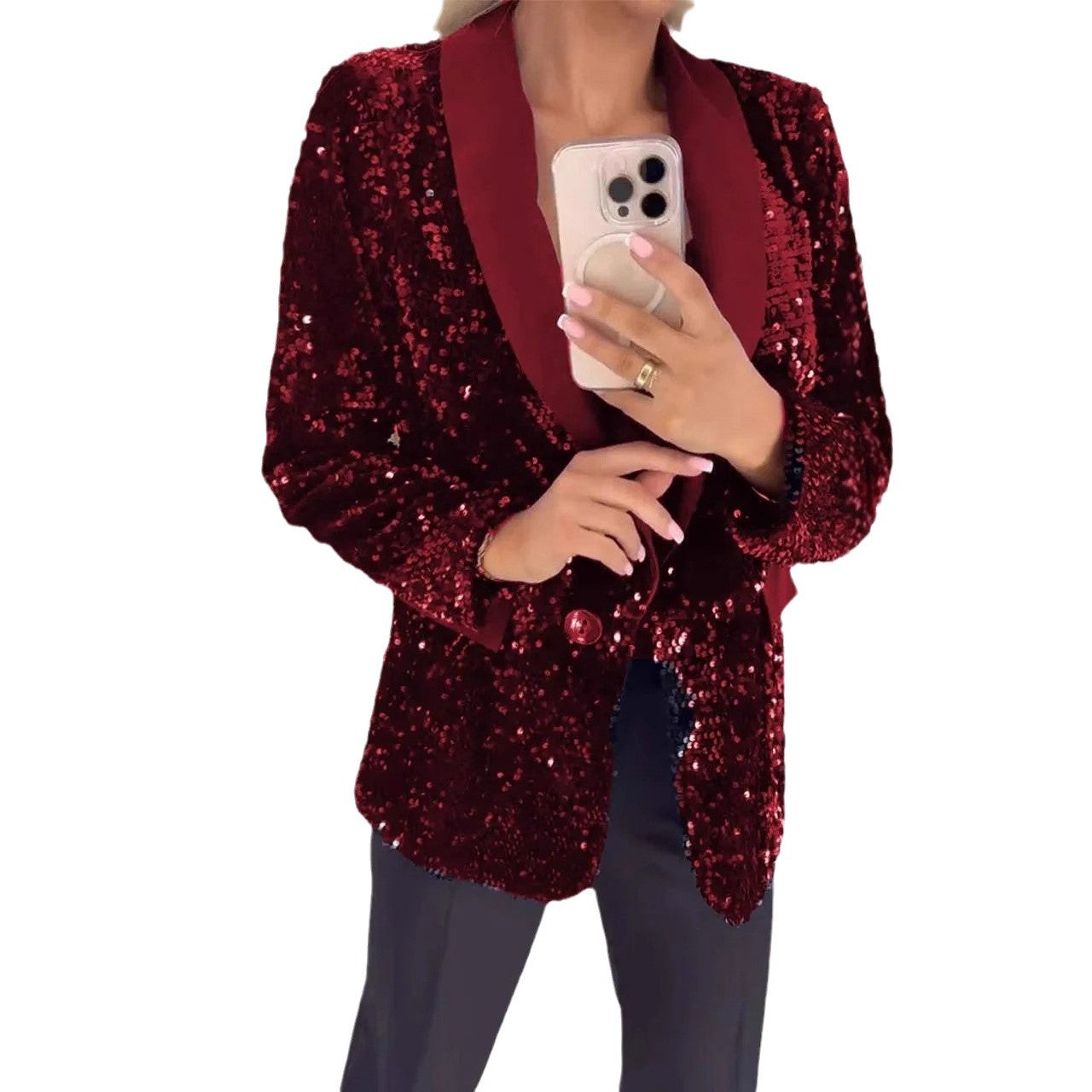 Damen Funktionsblazer mit Pailletten Sovae