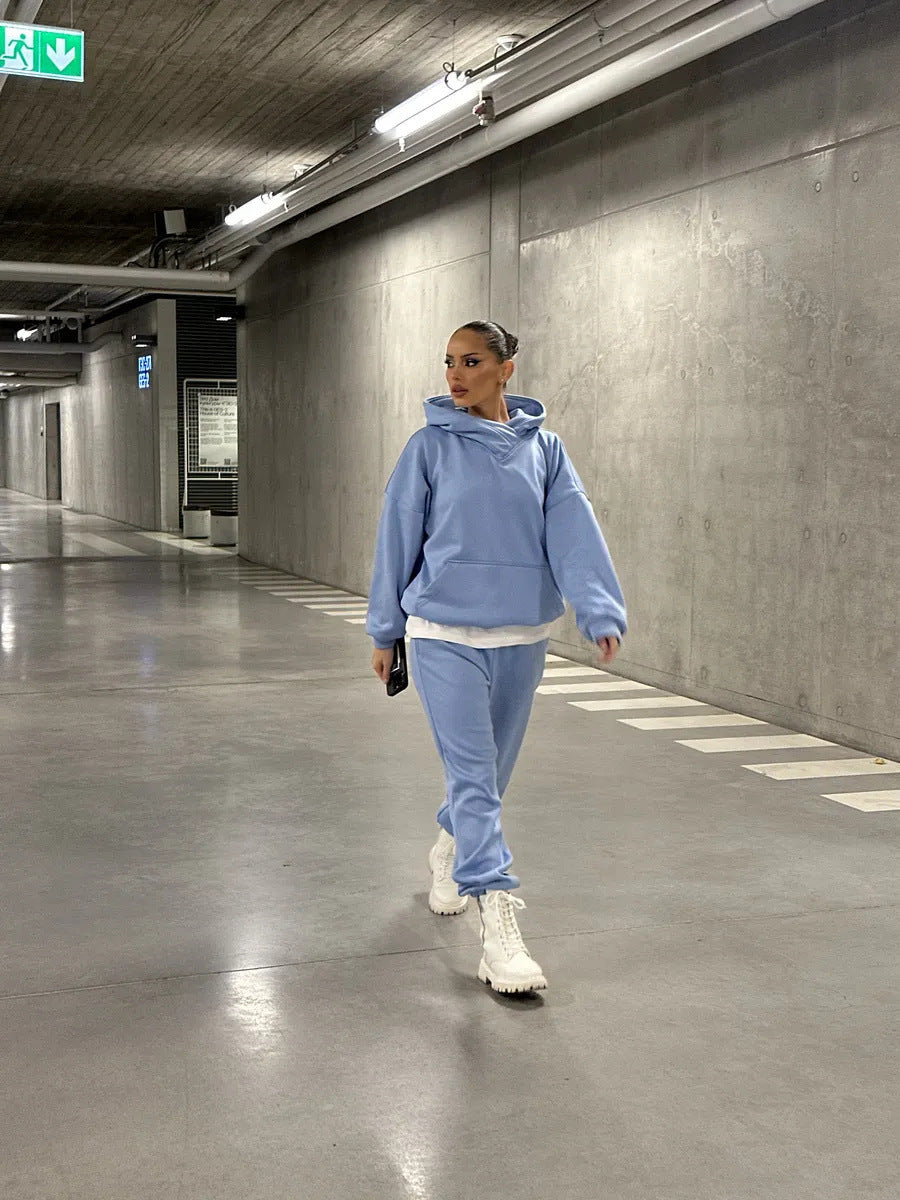 Damen Hoodies und Jogginghose Set Sovae