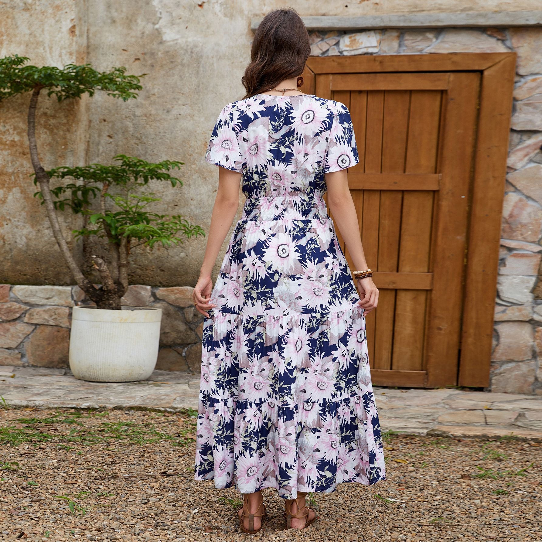 Damen Maxikleid Sovae