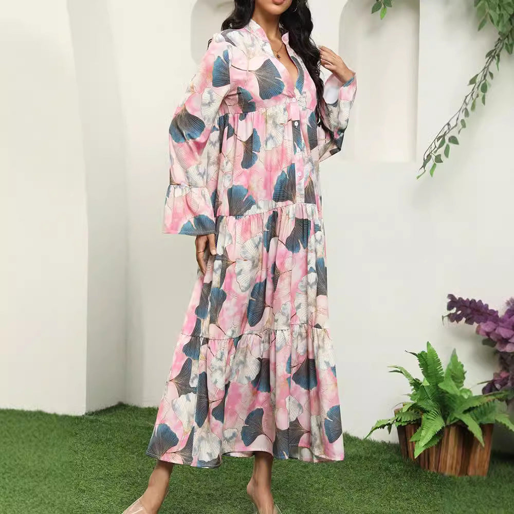 Damen Maxikleid Sovae