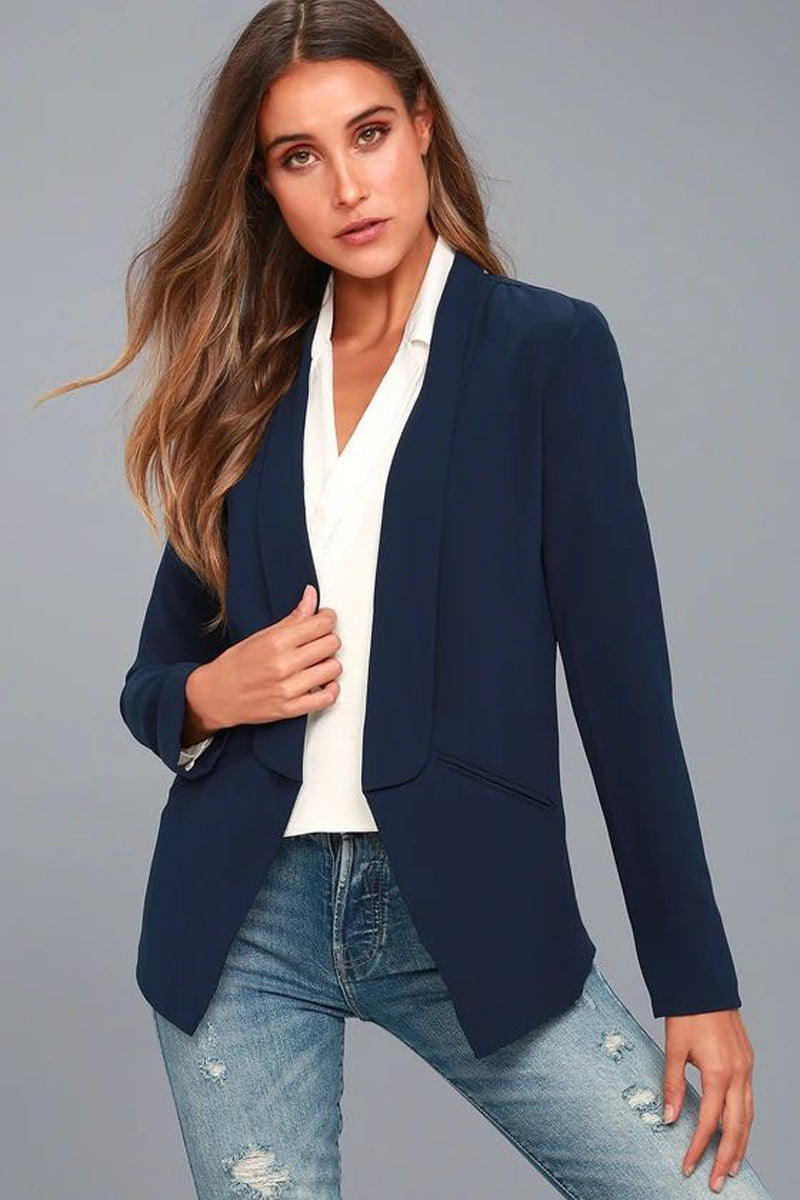 Damen moderner Blazer mit asymmetrischem Schnitt Sovae