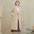 Damen Langer Steppmantel Sovae