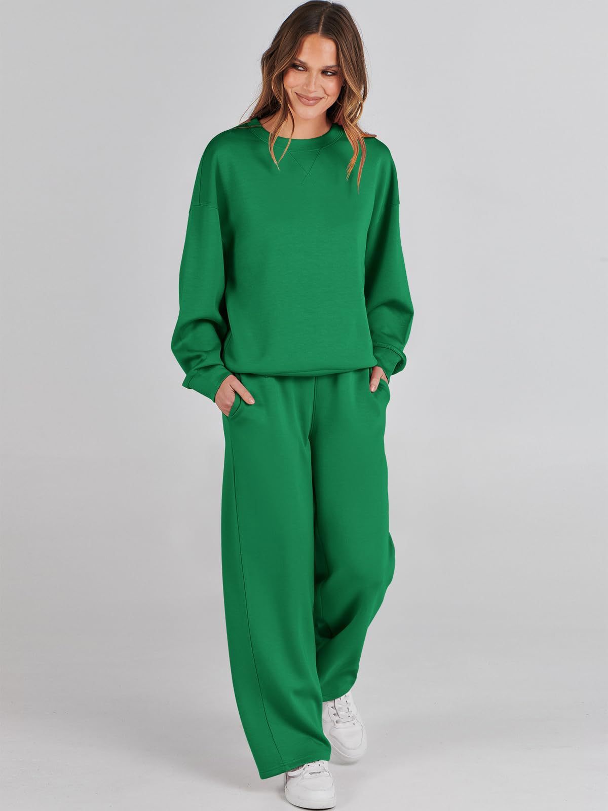 Damen bequemer Sweatsuit mit weitem Schnitt Sovae