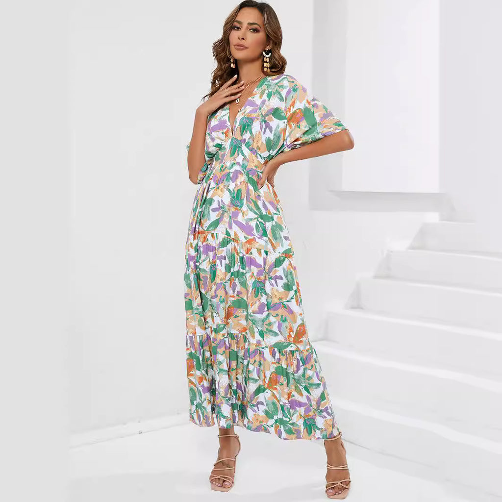 Damen Maxikleid Sovae