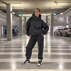 Damen Hoodies und Jogginghose Set Sovae