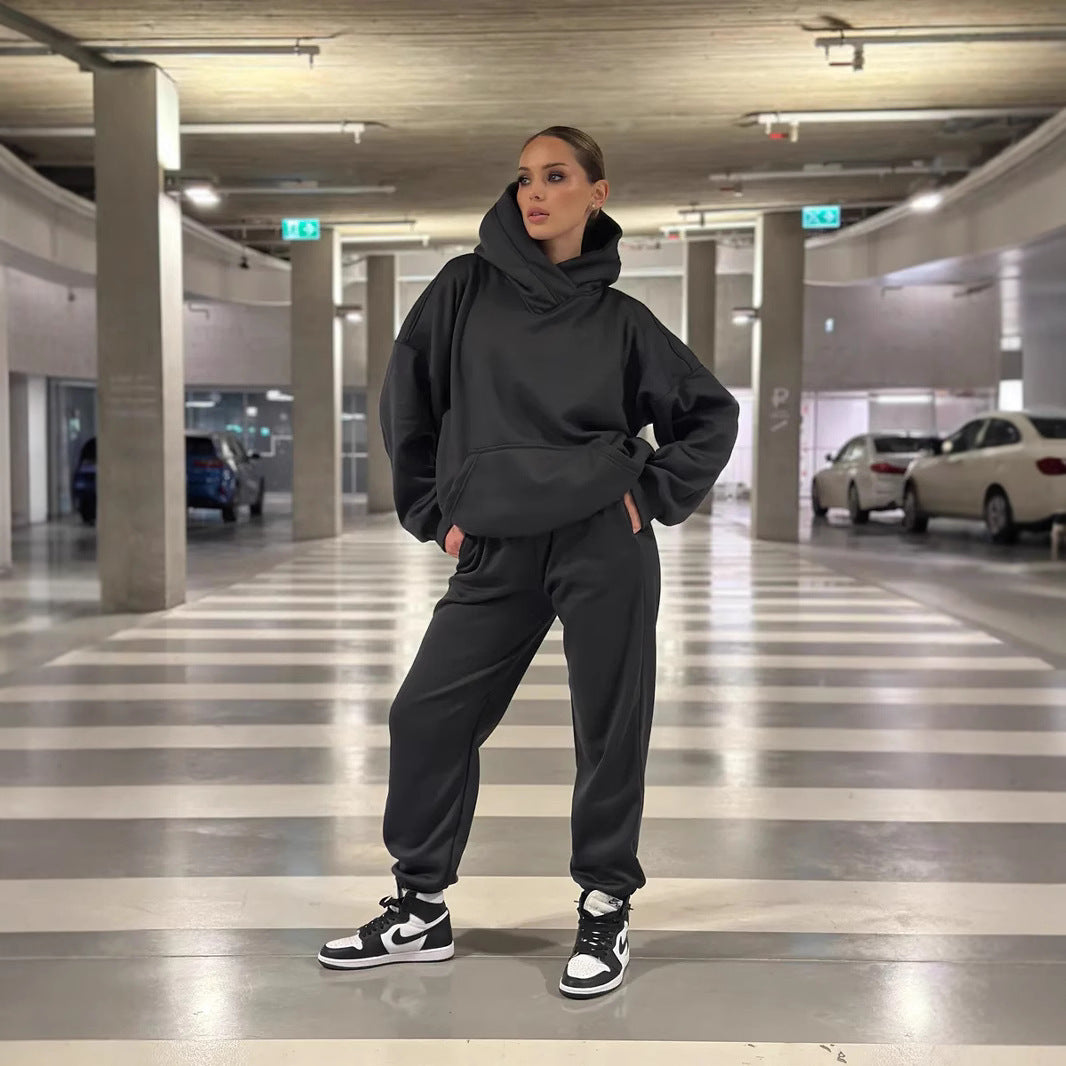 Damen Hoodies und Jogginghose Set Sovae