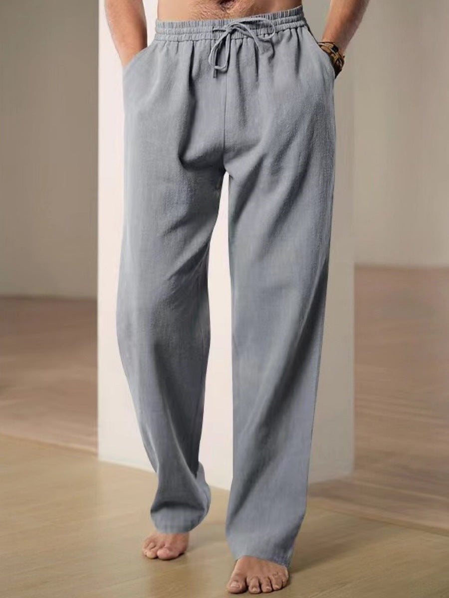 Herren Luftige und bequeme Leinenhose Sovae