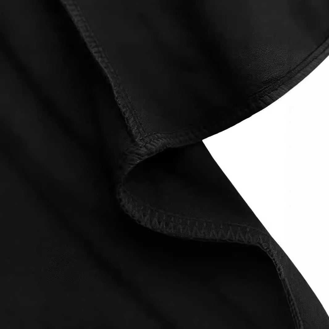 Damen lässiges Maxikleid mit seitlichen Taschen und Rundhalsausschnitt Sovae