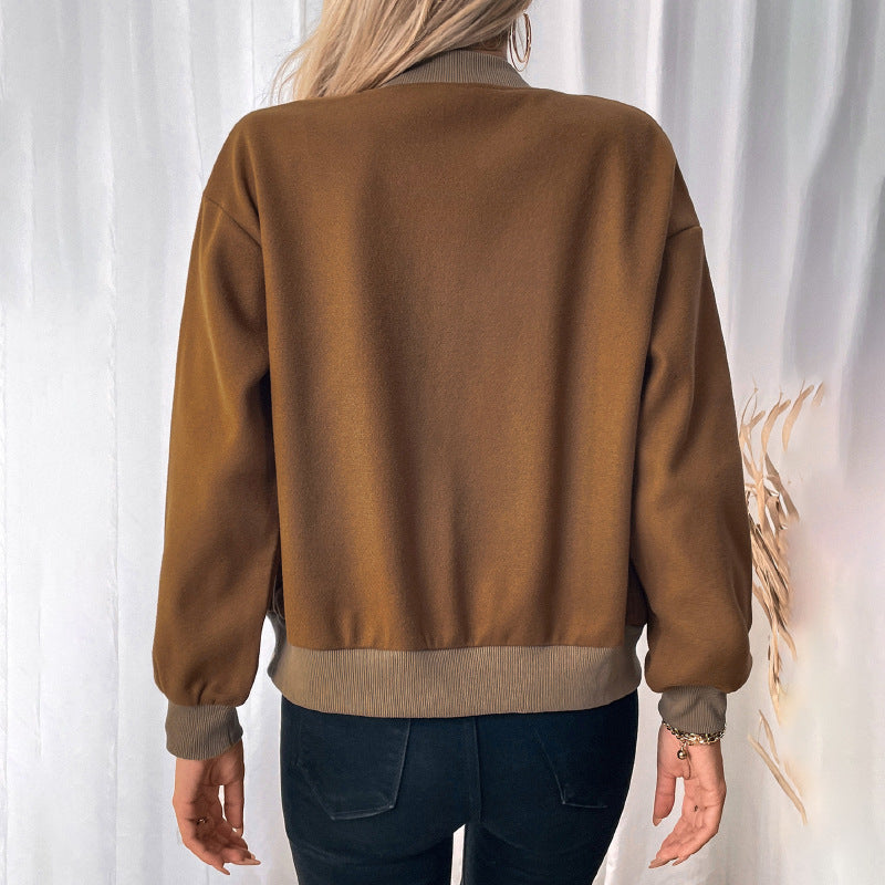 Damen Sportliche Collegejacke Sovae