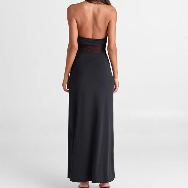 Damen Maxikleid mit raffiniertem Cut-Out und figurbetontem Design Sovae