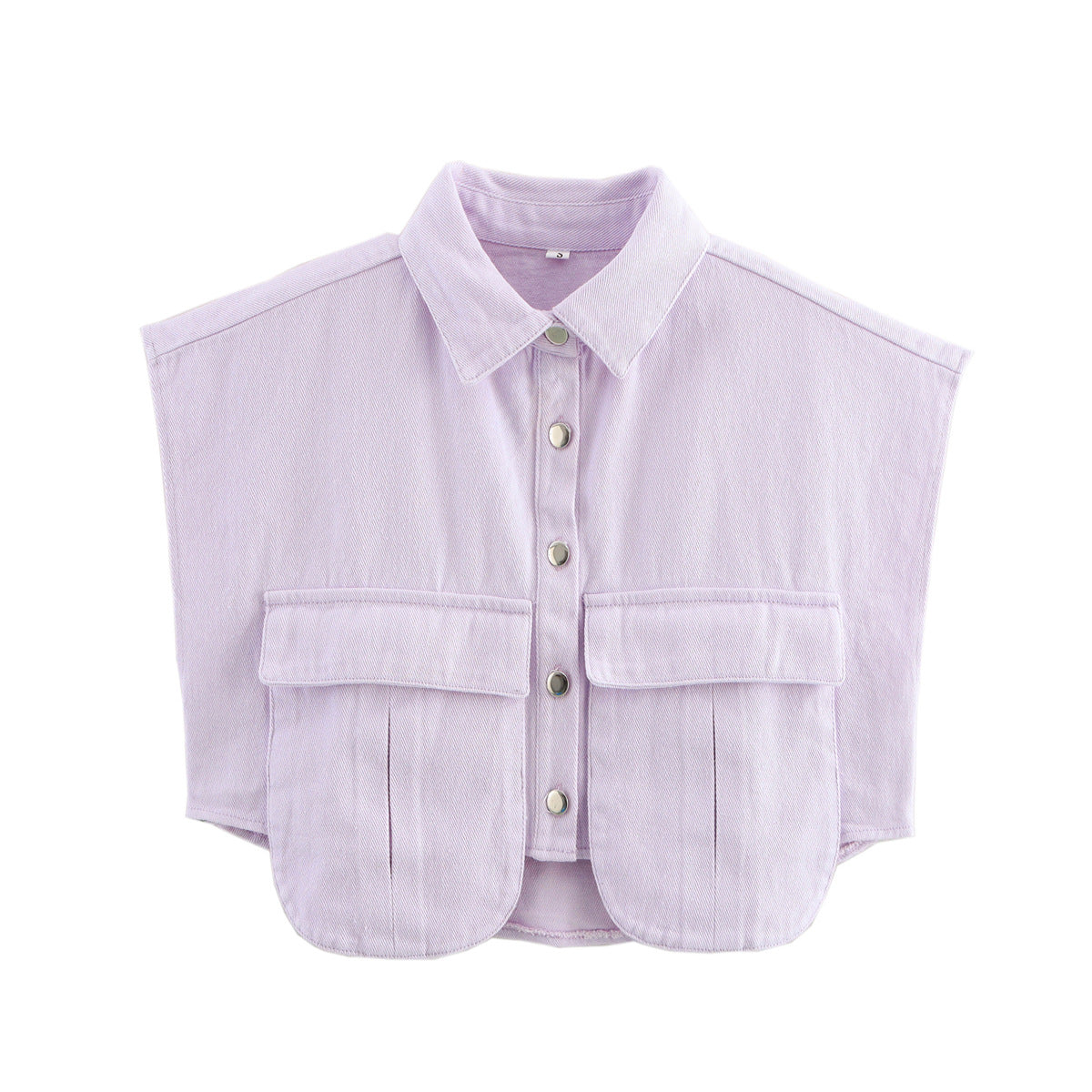 Damen ärmellose Utility-Bluse mit Taschen Sovae