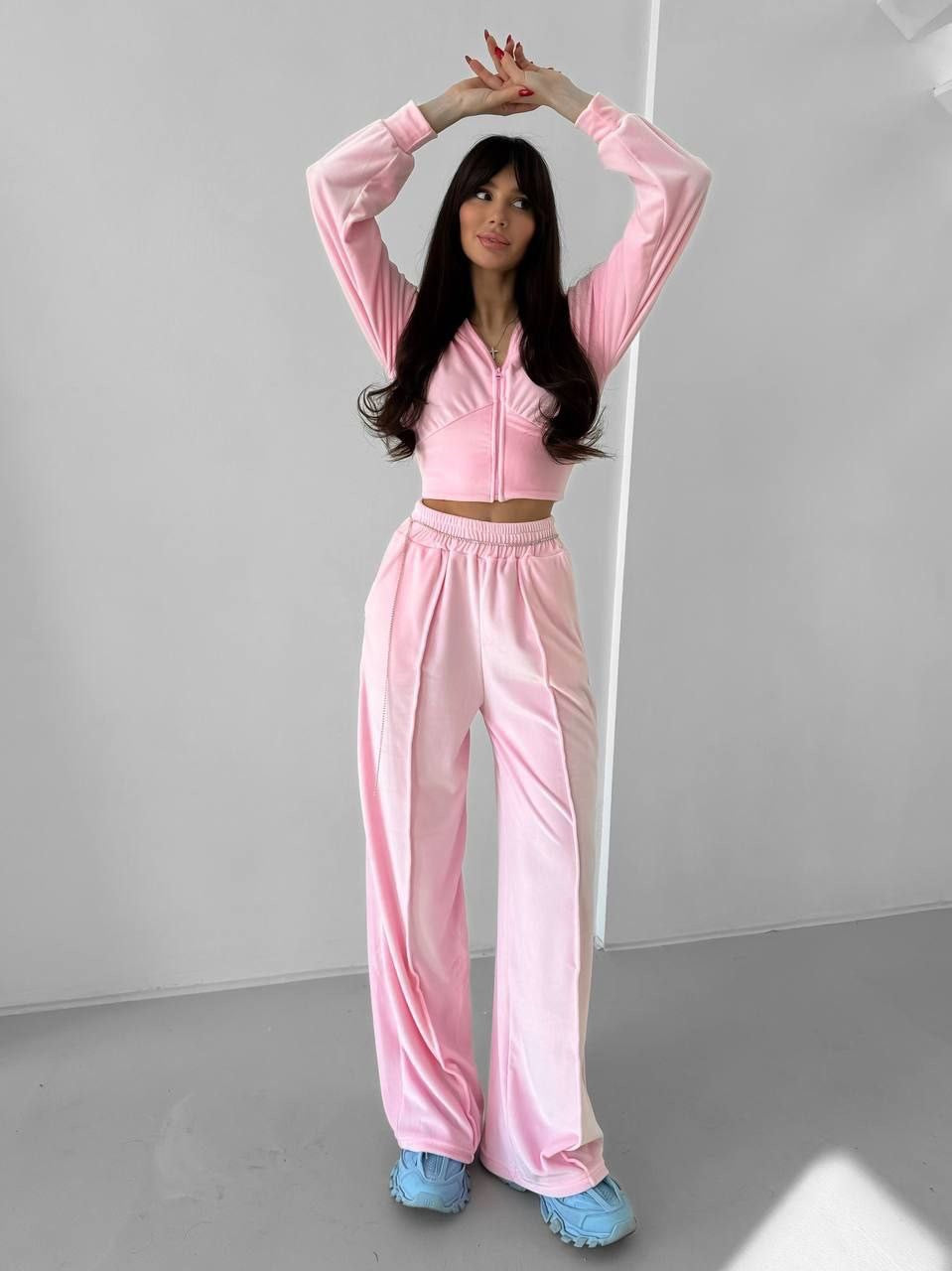 Damen Sportliches Loungewear-Set mit Kapuze und elastischem Bund Sovae