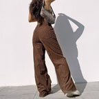 Damen weit geschnittene Jeans Sovae