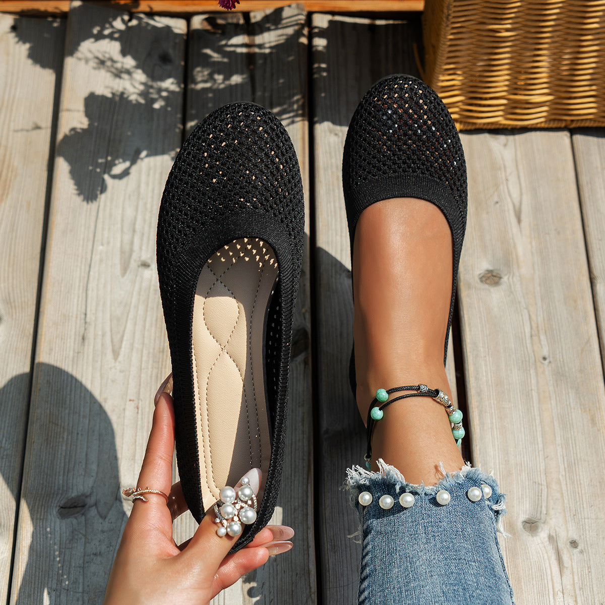 Damen Atmungsaktive und bequeme Ballerinas Sovae