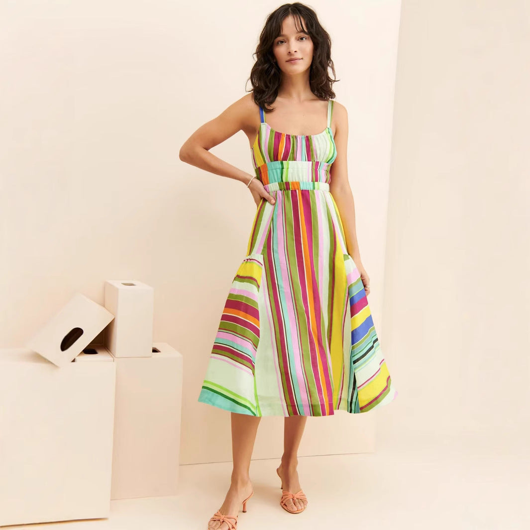 Damen Maxikleid Sovae