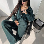 Damen cropped Kapuzenpullover aus geripptem Material Sovae