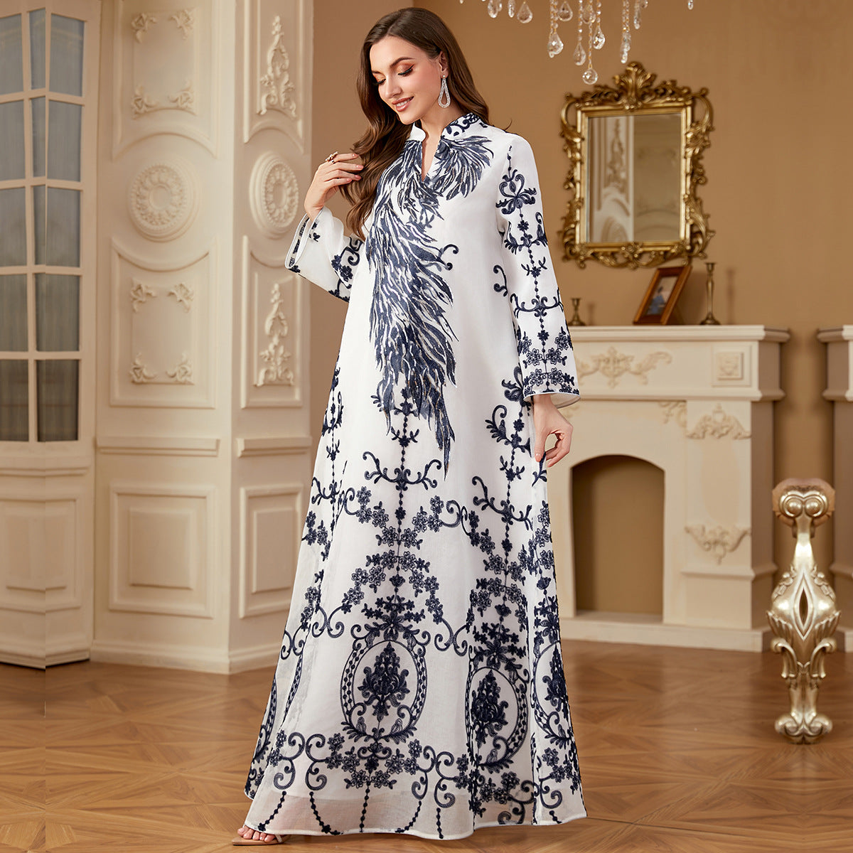 Damen Elegantes Maxikleid Sovae